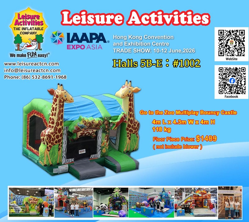 2026 IAAPA EXPO ASIA Hong Kong - We cordially invite you to collect your VIP pass and visit our exhibition.