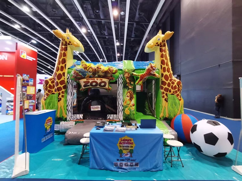 Leisure Activities® Brings the Zoo to IAAPA EXPO ASIA with a Show-Stopping 4m Inflatable Bouncy Castle