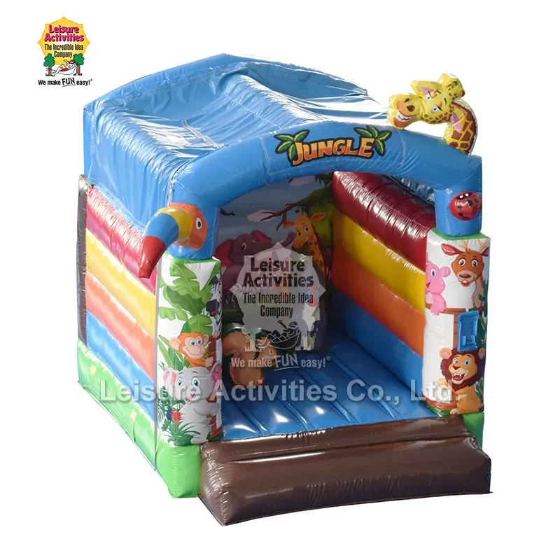 How Mini Inflatable Bouncy Castle Jungle With Roof Supports Compact Entertainment How Mini Inflatable Bouncy Castle Jungle With Roof Supports Compact Entertainment