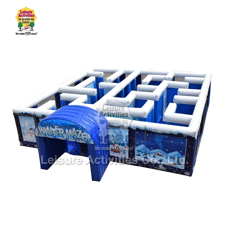 Inflatable Winter Maze